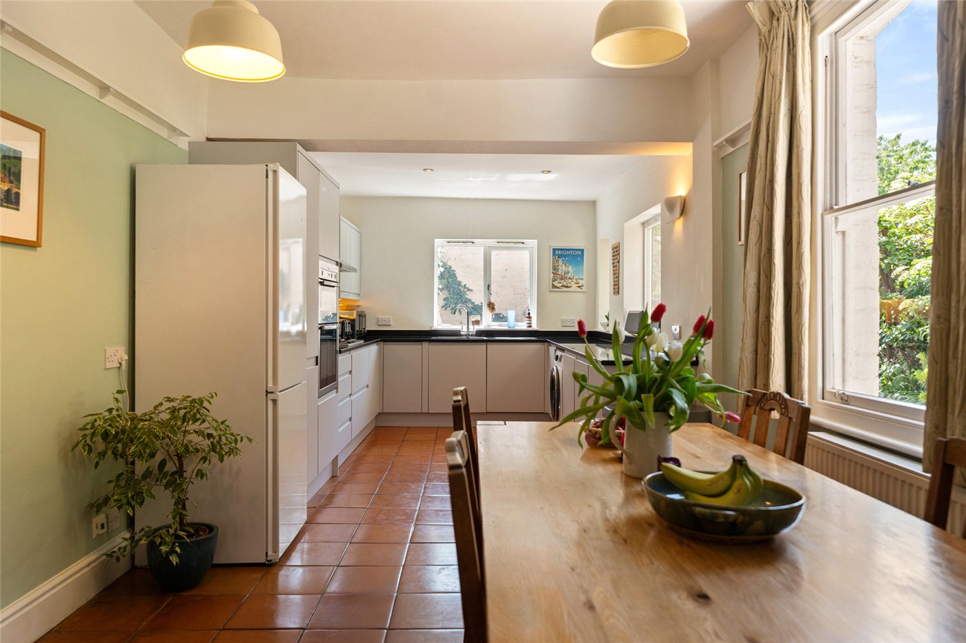 Kitchen From Table